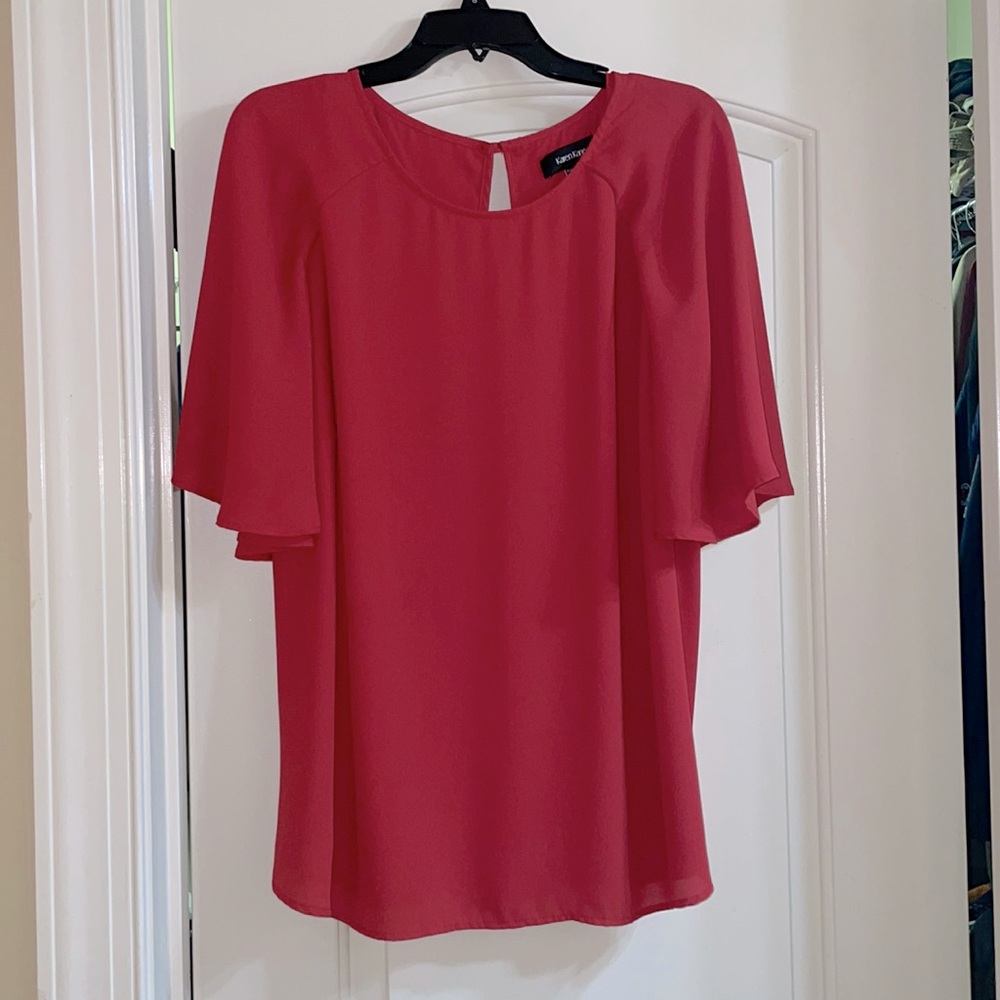Karen Kane Red Top